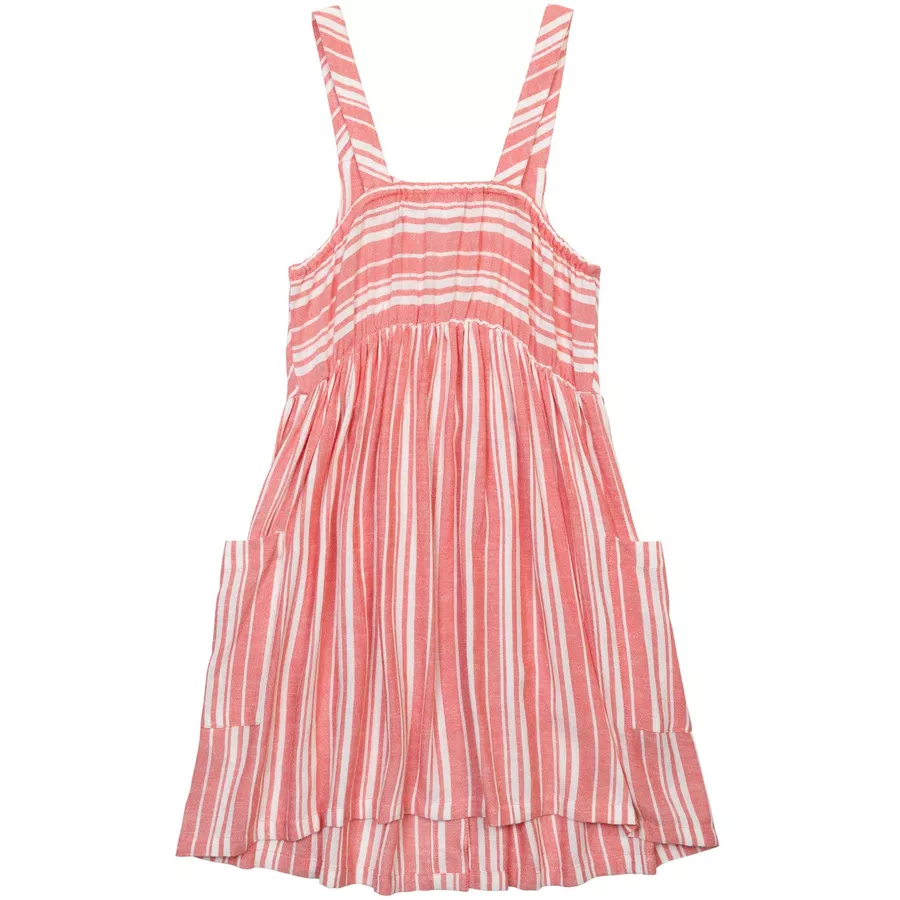 MINOTI Kleid mit Knopfleiste Korallrot