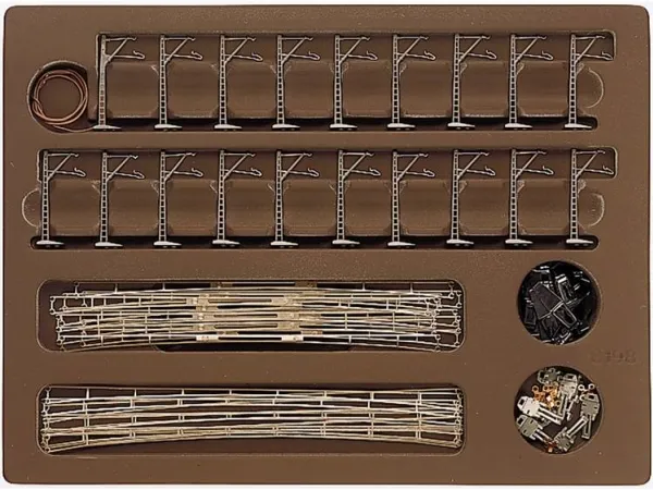 Märklin 8198, Jernbanemodel, Z (1:220), Dreng/Pige, 53 stk, 15 År, Brun