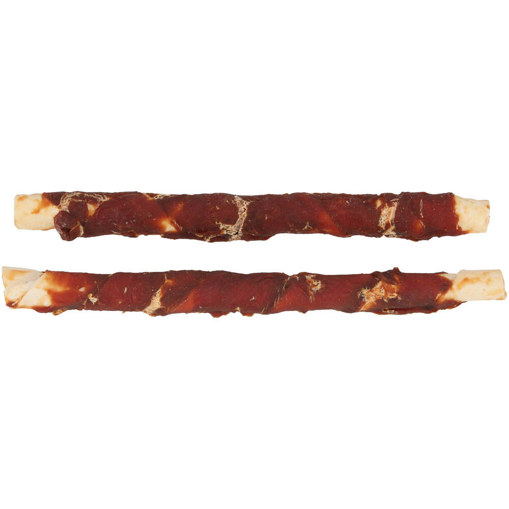 Welkoop - Kauwstaaf Twist - Extra Eendsmaak - 2 Stuks - Eend - M