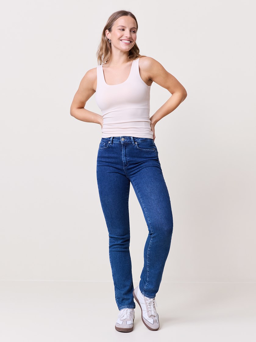 Sophia Straight Jeans Stonewashed