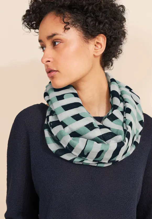 Loop mit Print - cloudy aqua