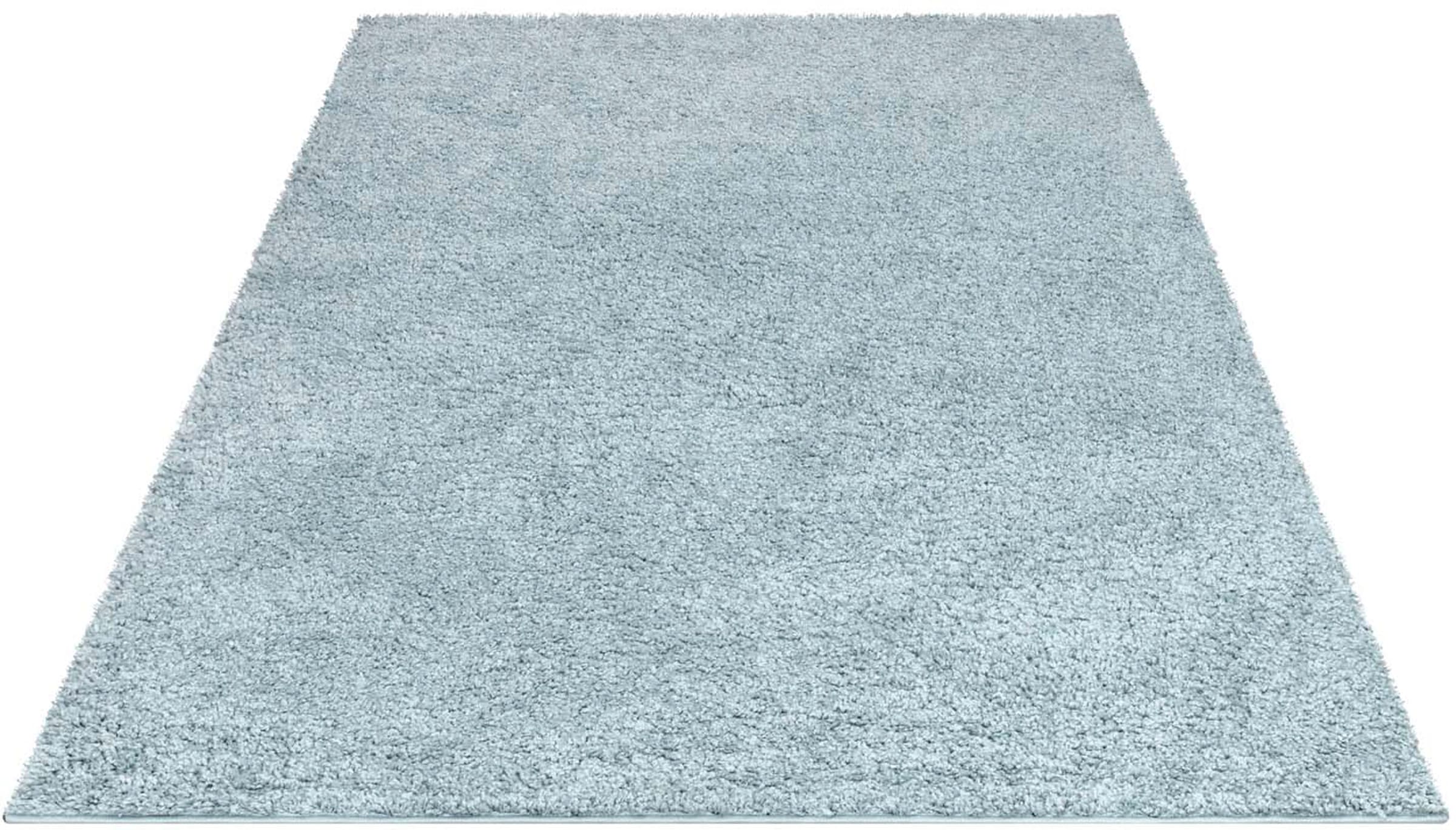 Carpet City Hochflor-Teppich »City Shaggy« rechteckig 30 mm Höhe Auch als Läufer, Langflor, Uni, Shaggy, flauschig-weich