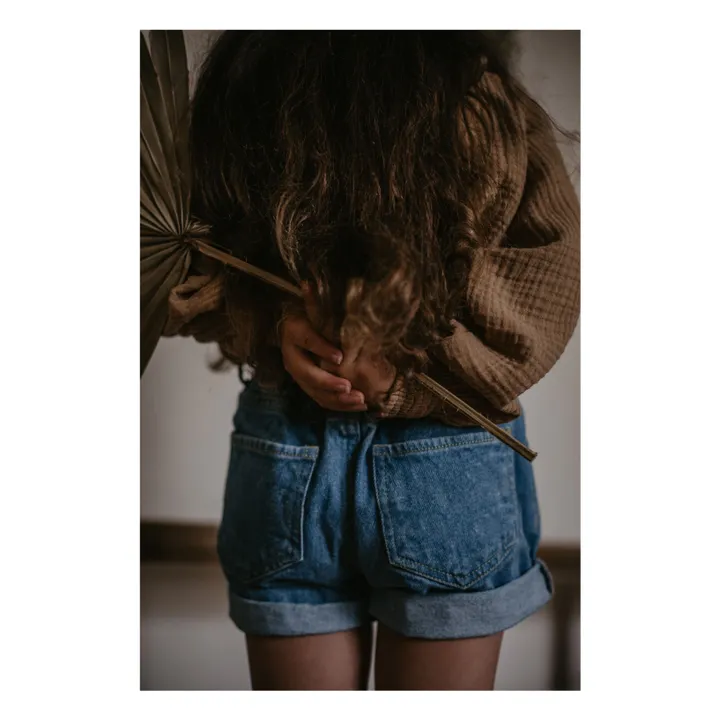 The Simple Folk Short en Jean | Denim clair