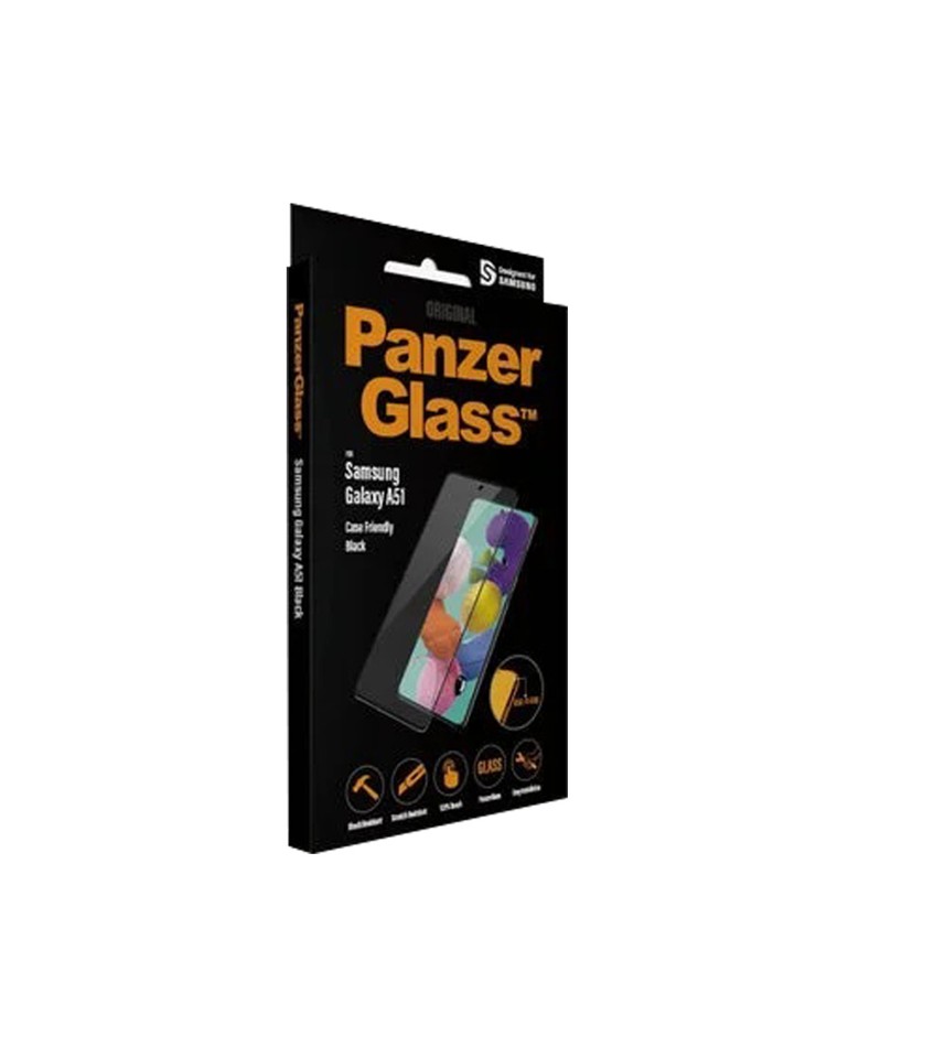 PanzerGlass - Samsung Galaxy A51 Case Friendly, Black