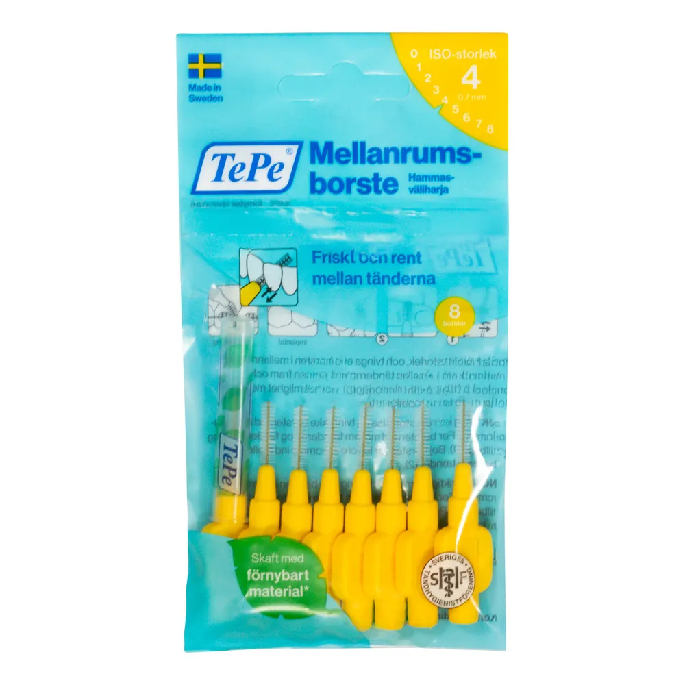 TePe Original mellemrumsbørster 0,70 mm - 8 stk.