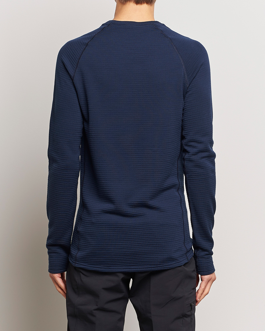 Houdini Desoli Merino Thermal Crew Blue Illusion