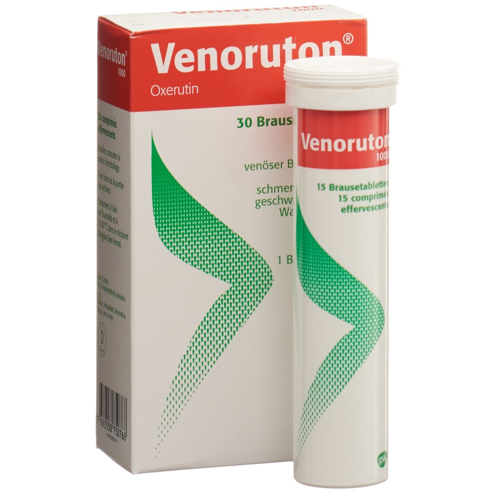 VENORUTON Brausetabl 1000 mg Ds 30 Stk<br>30 Stück, Dose, Brausetablette