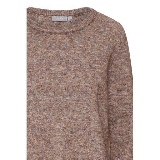 Fransa Langærmet Striktrøje, Tiger's Eye Melange, XL