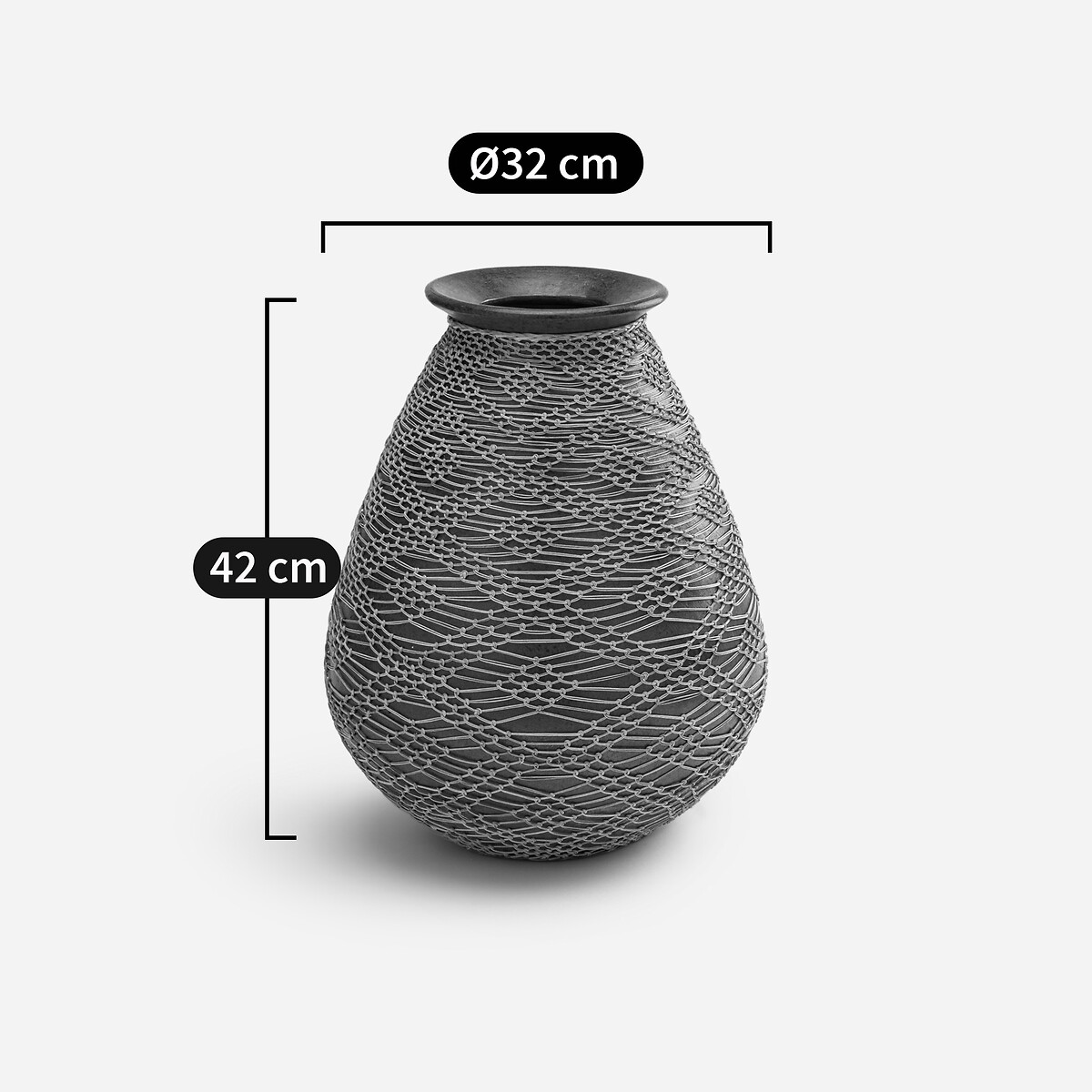 AM.PM<br>Vaso de cerâmica, Alt.42 cm, Mavazi