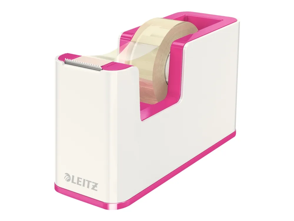 Tapedispenser Leitz WOW pink inkl. 1 rulle tape