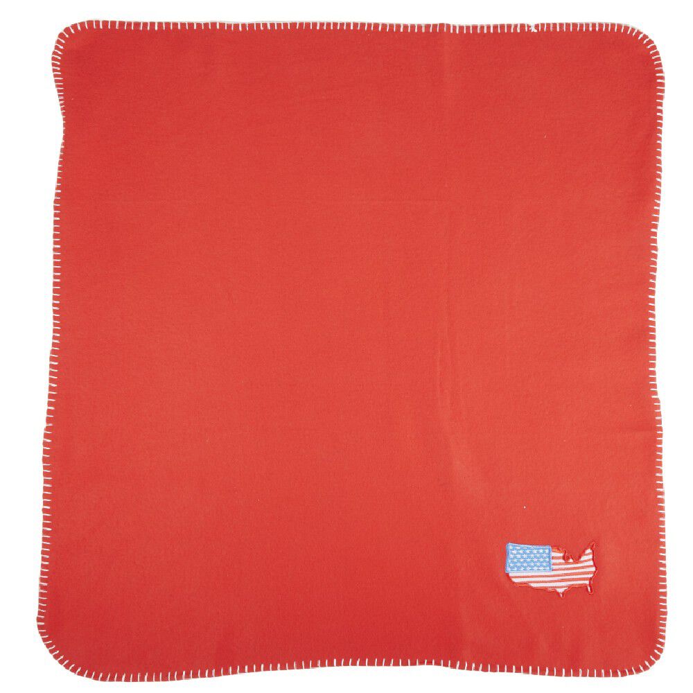 Plaid bébé brodé USA, 4 modèles