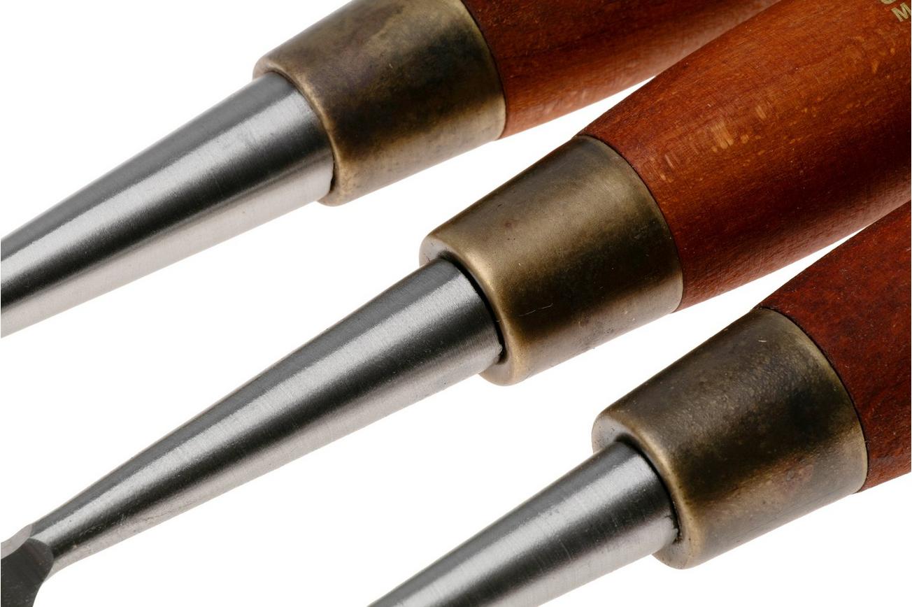 Narex Wood Line Plus Dovetail Chisel Set 852100, zwaluwstaartbeitelset 6-12-19 mm, 3-delig