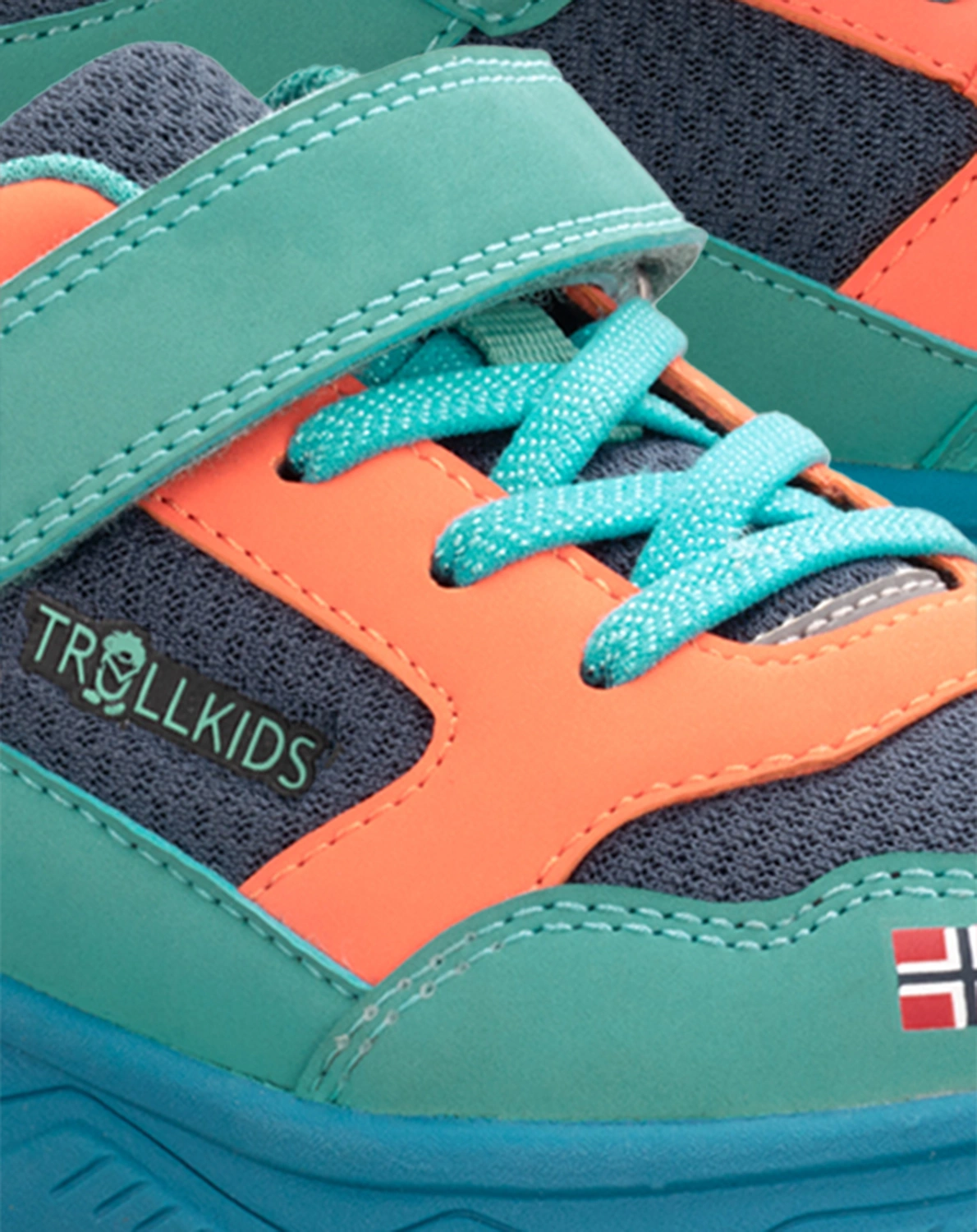 Sneaker HAUGESUND in atlantic blue/dark navy/glow orange