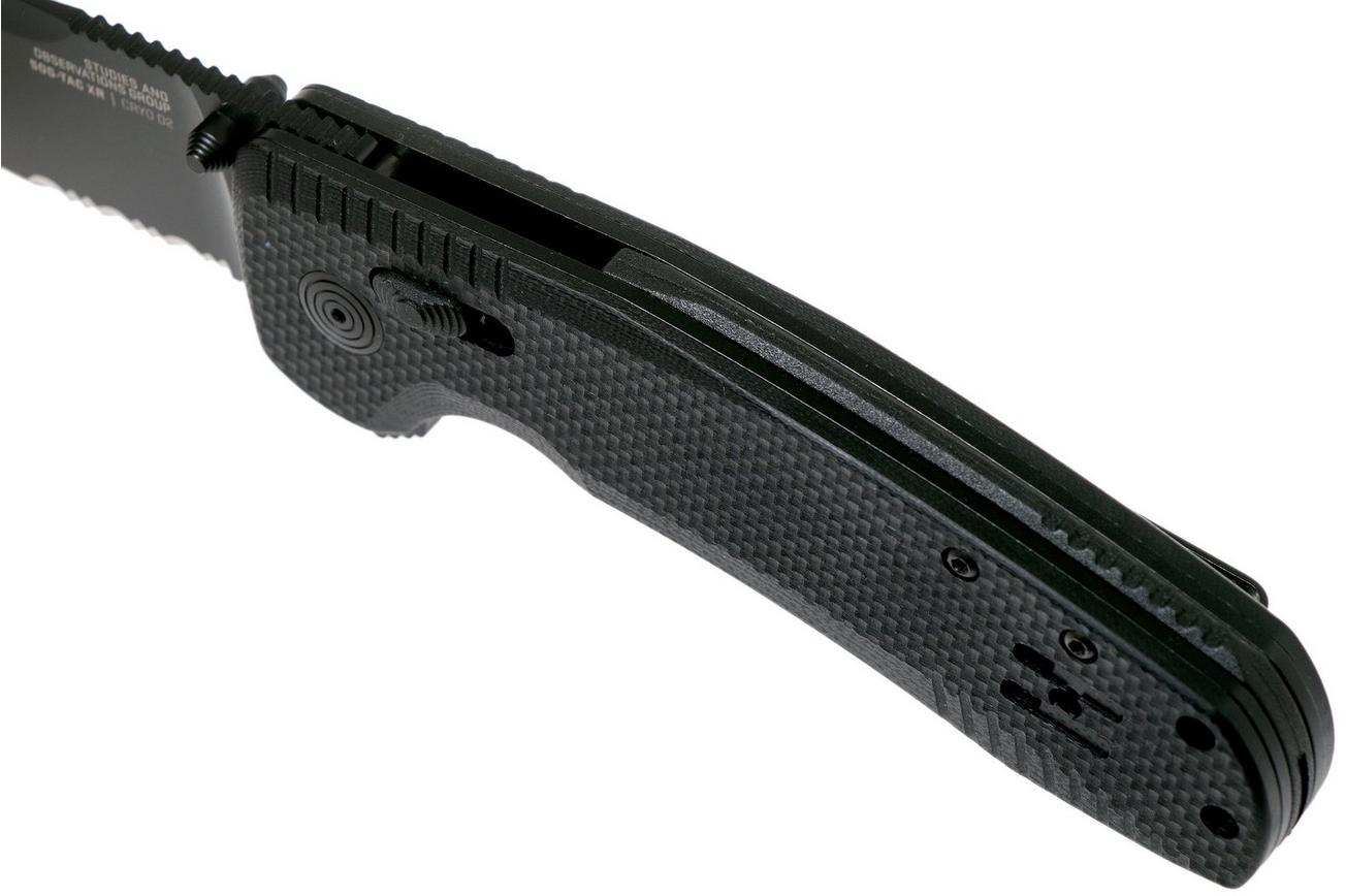 SOG SOG-TAC XR Blackout Serrated 12-38-03-57 zakmes