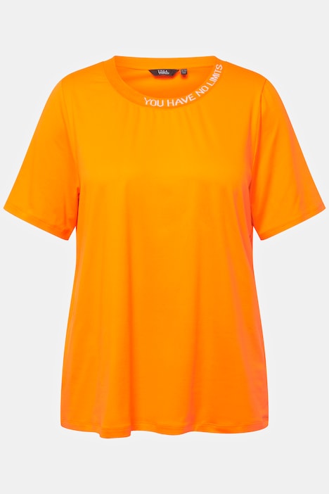 Funktionsshirt, Schriftdruck, Classic, Rundhals, Halbarm