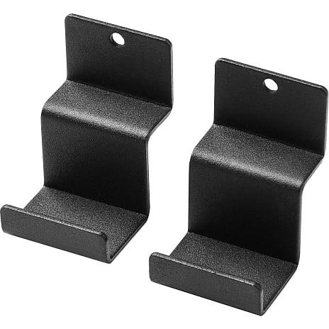 Sort krog til akustikpanel - 2 stk.