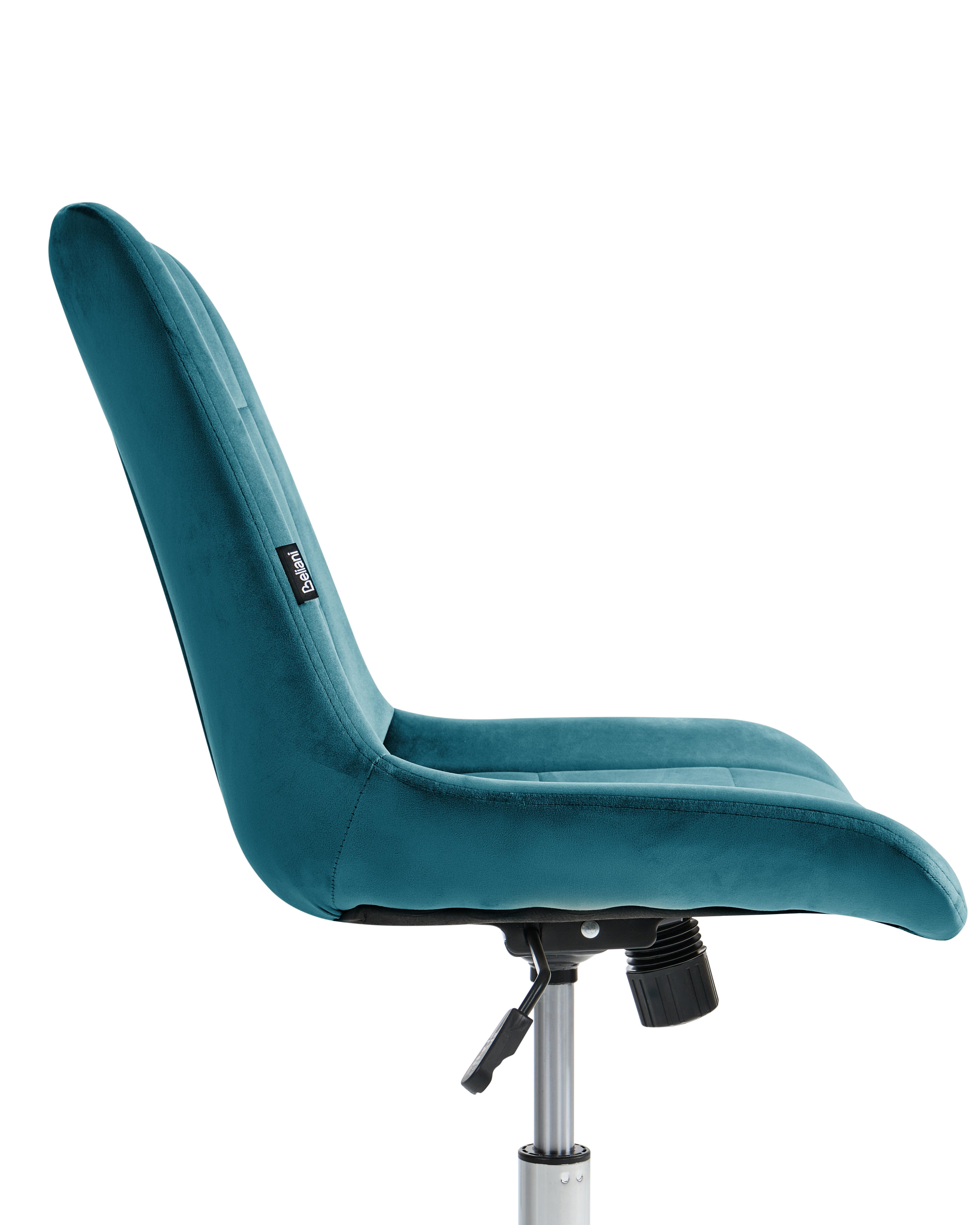 Bureaustoel MELROSE Fluweel Groenblauw