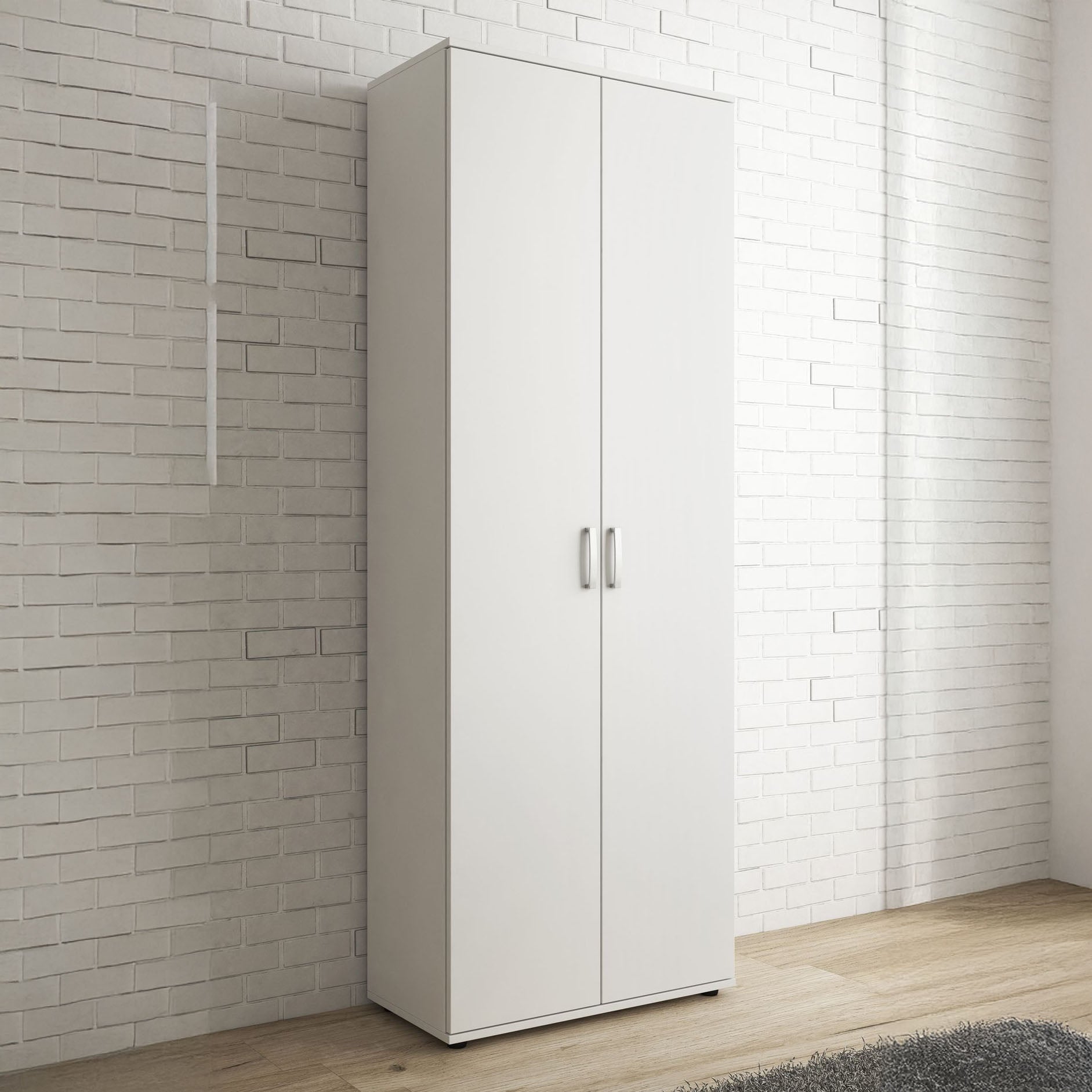 Meubella - Schoenenkast Odette - Wit - 70 cm