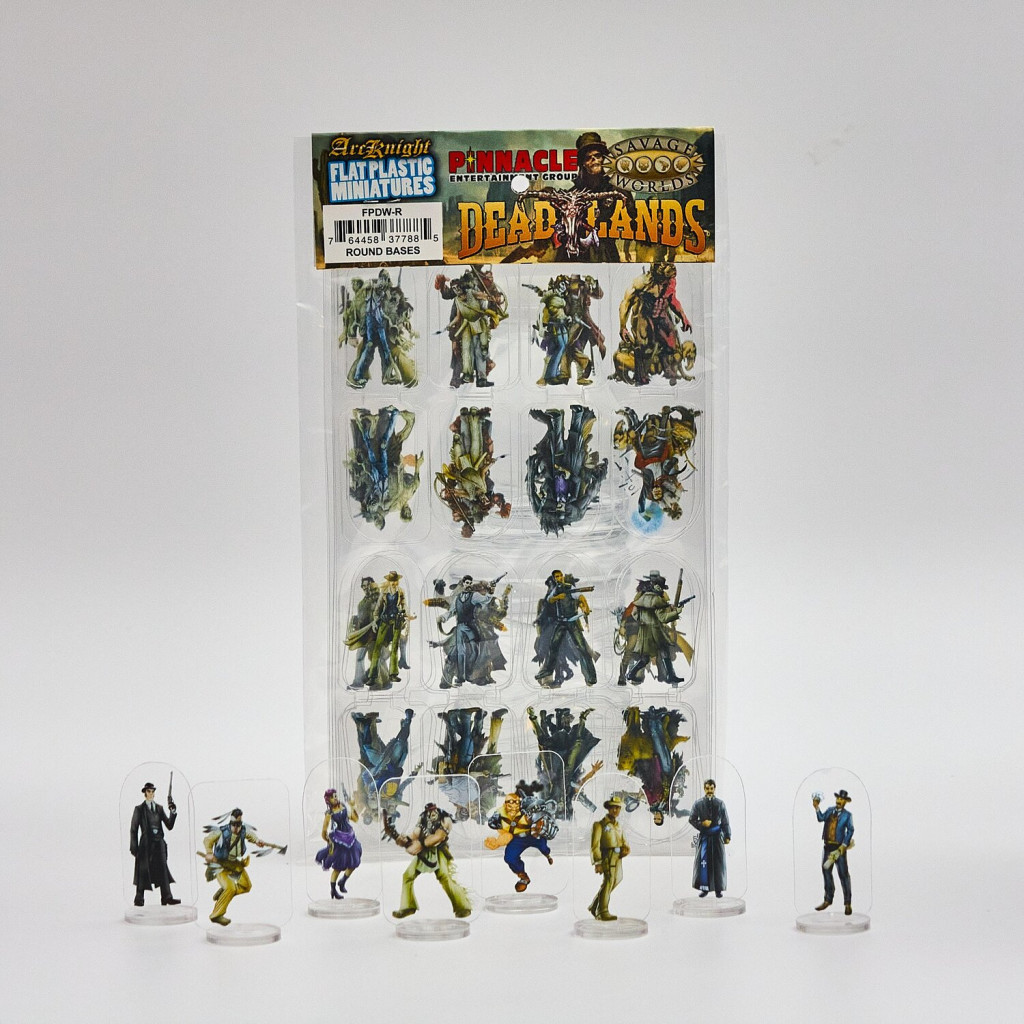 Flat Plastic Miniatures: Deadlands