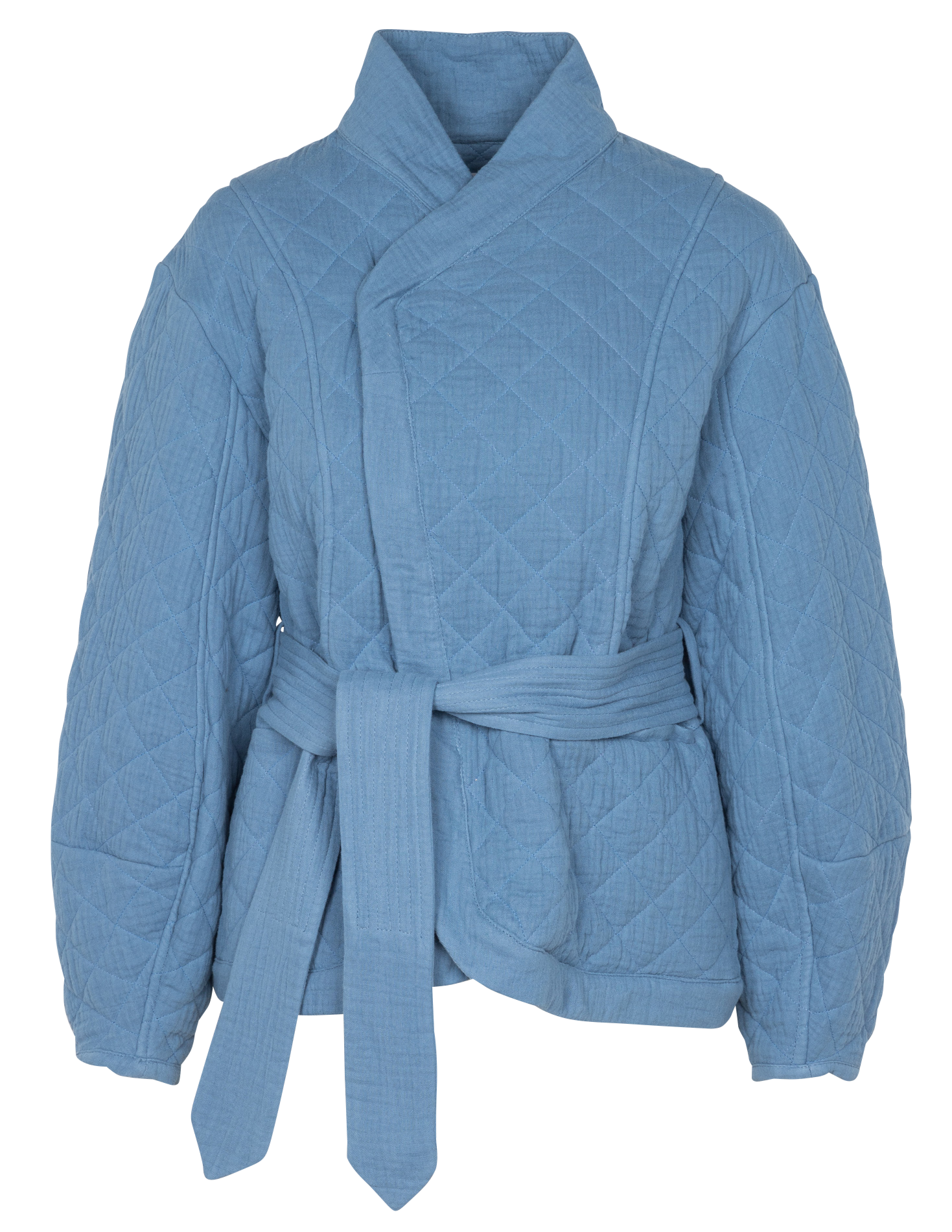 JULIET BIS - Veste matelassée en coton mélangé | Bleu