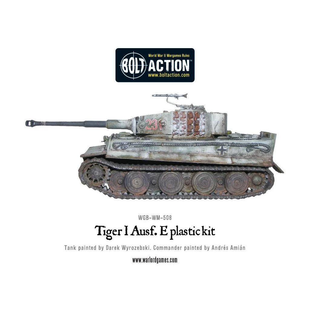 Bolt Action - German Tiger I Ausf. E Heavy Tank (Plastic Box)