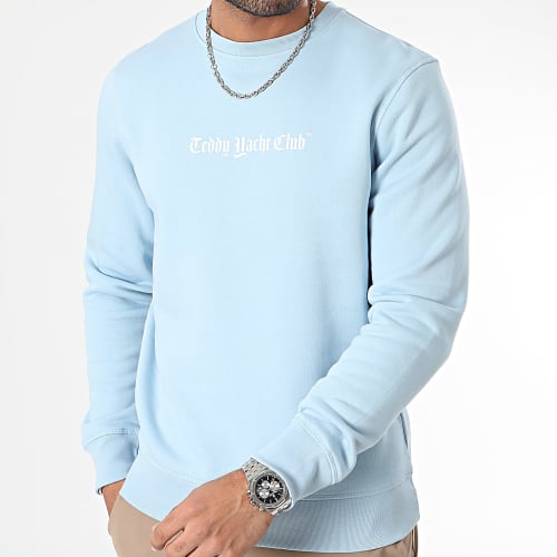 Sweat Crewneck Art Series Blue Back Bleu Clair