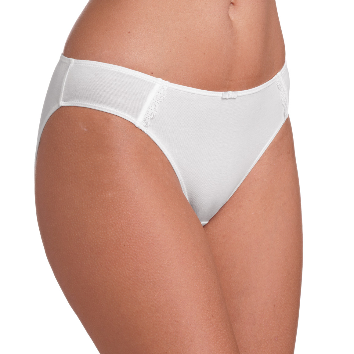 Gina Benotti 5 Damen Slips in verschiedenen Dessins schwarz / weiss / rosa