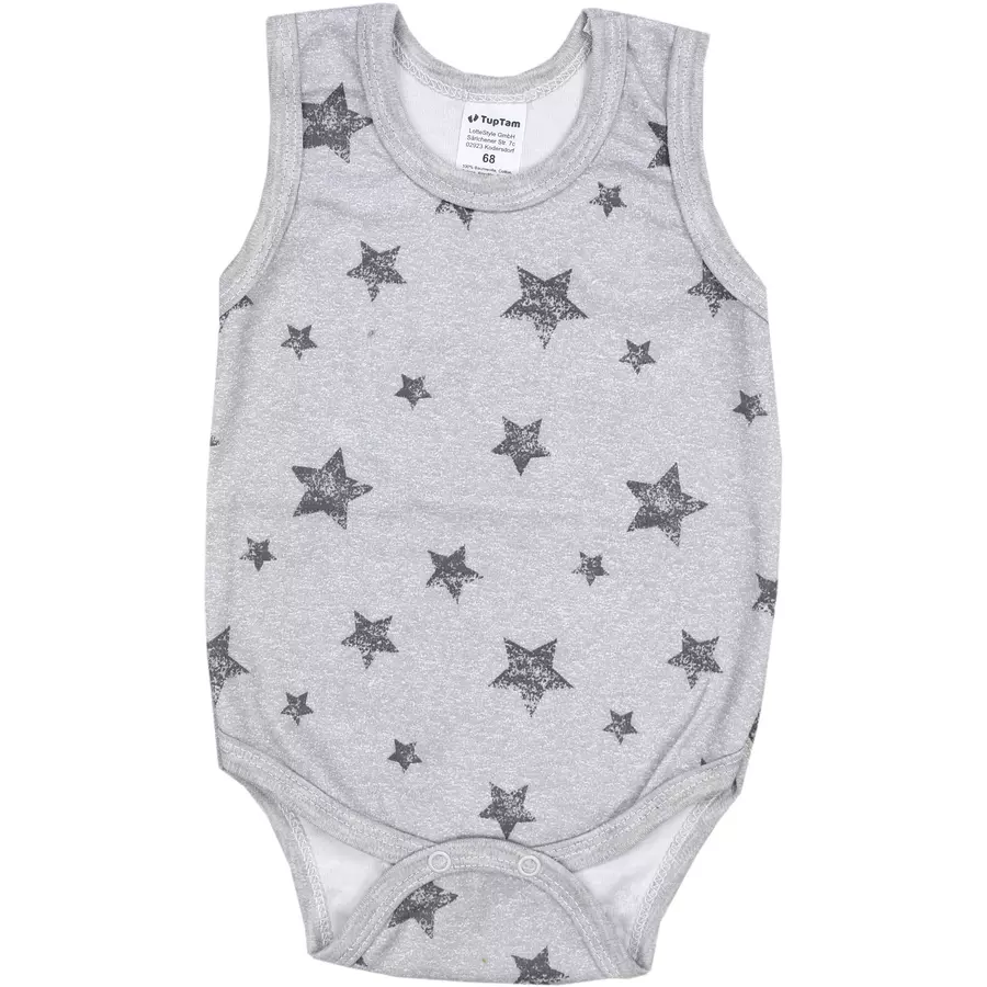 TupTam Baby Jungen Achselbody 5er Pack beigeblau