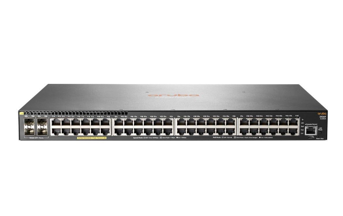PoE+ Switch 2930F-48G-PoE+4SFP+ 52 Port<br>Verwalteter L3 Ethernet-Switch