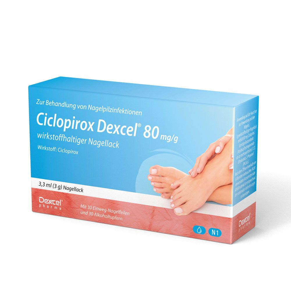 Ciclopirox Dexcel® 80 mg/g