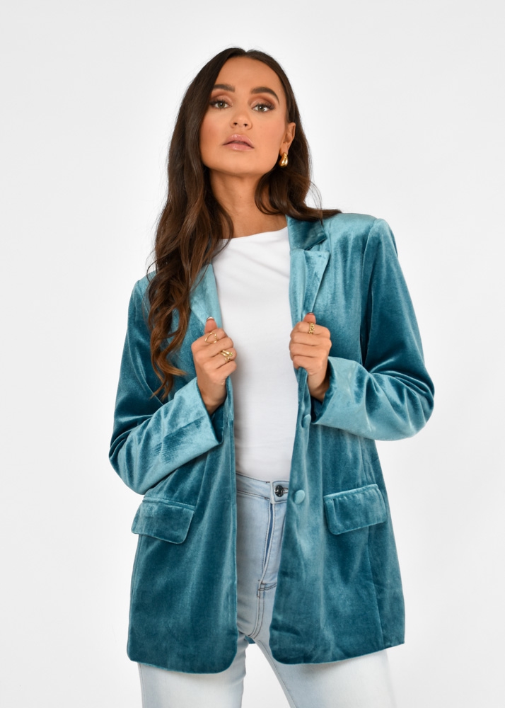 Cleo blazer blauw