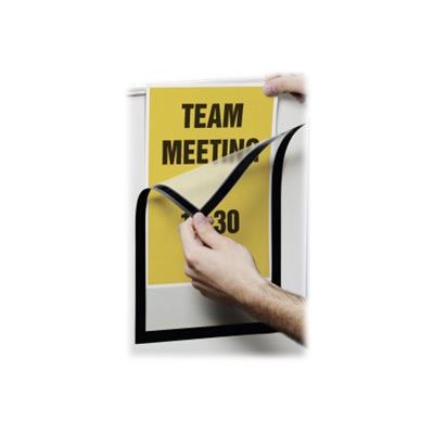 Durable Duraframe Magnetic - Cadre d'affichage magnétique - A4 - argent - pour surfaces métalliques