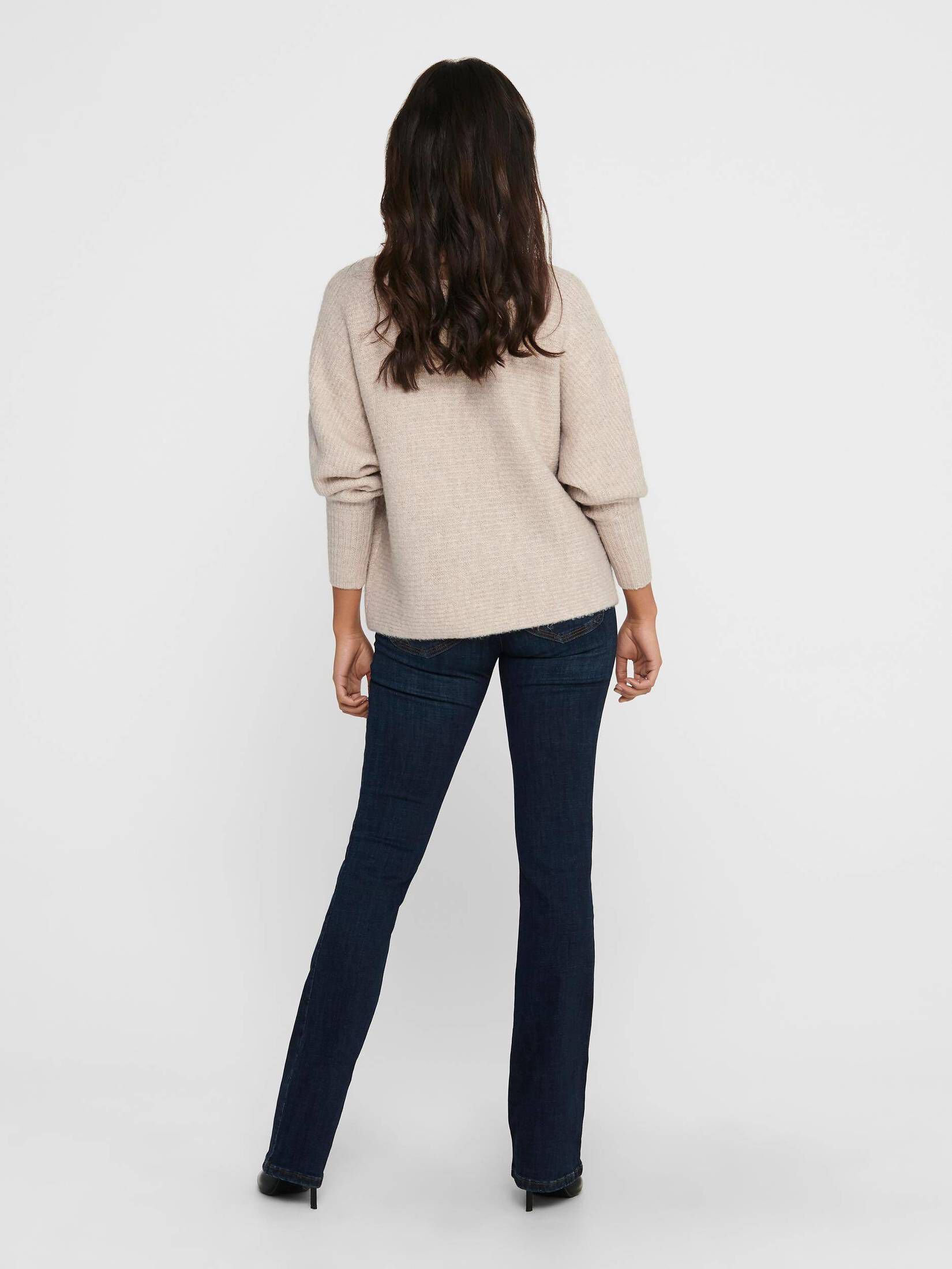 Only| Damen Strickpullover BATWING