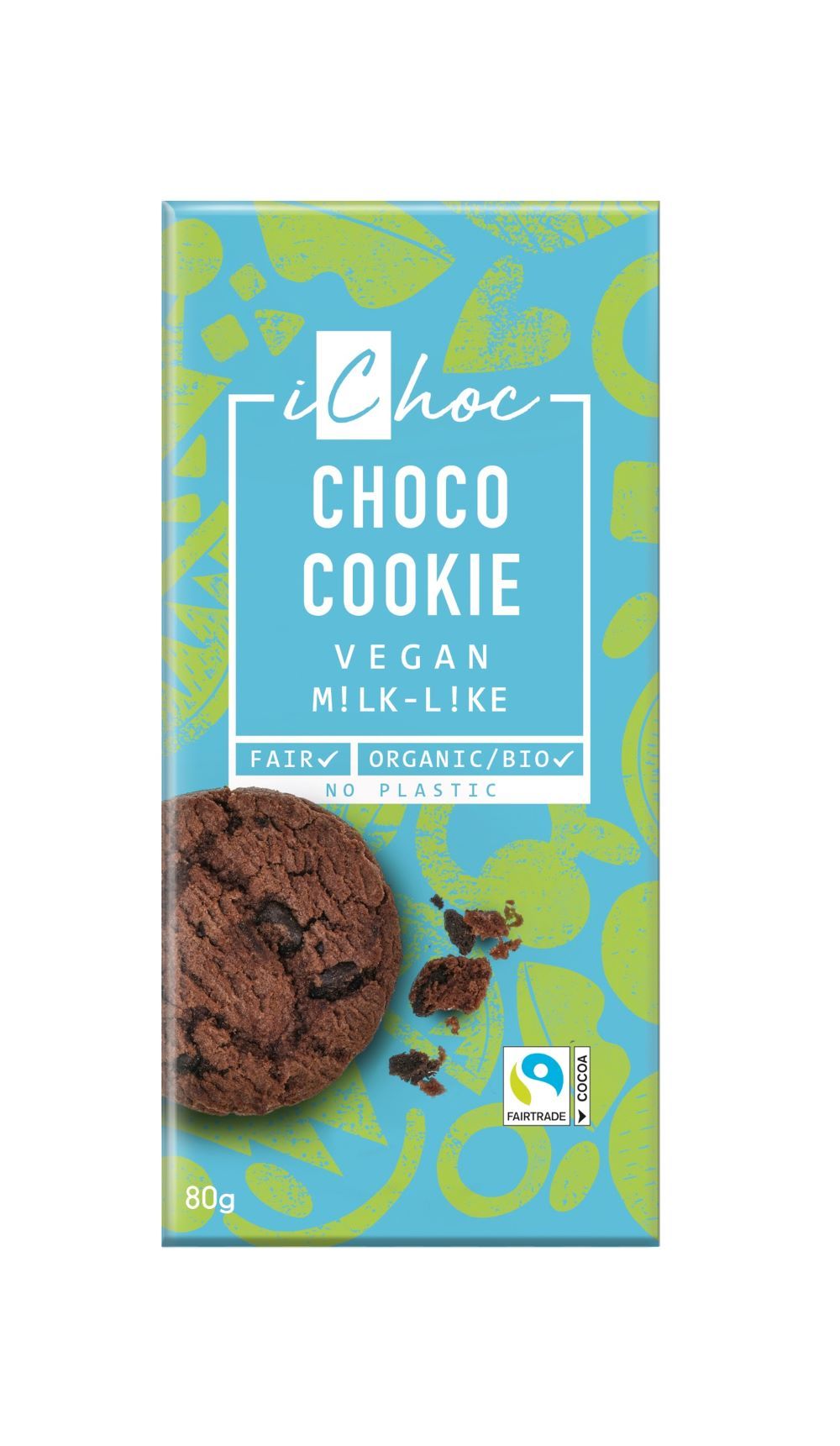 iChoc Lys Sjokolade med Kakaokjeks