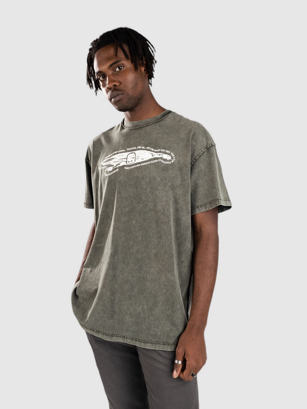 Misfit Shapes Amphibian Spirits T-Shirt pigment green