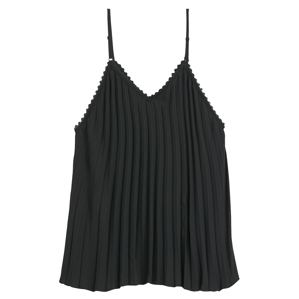 JULIE DE LIBRAN x LA REDOUTE<br>Caraco com alças delicadas e pregas nas costas