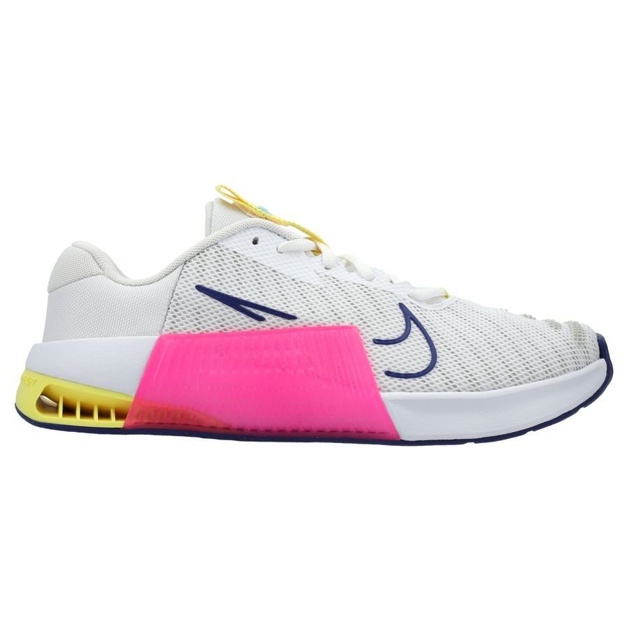 Nike Chaussures d'entraînement Metcon 9 - Blanc/Bleu Marine/Rose/Jaune