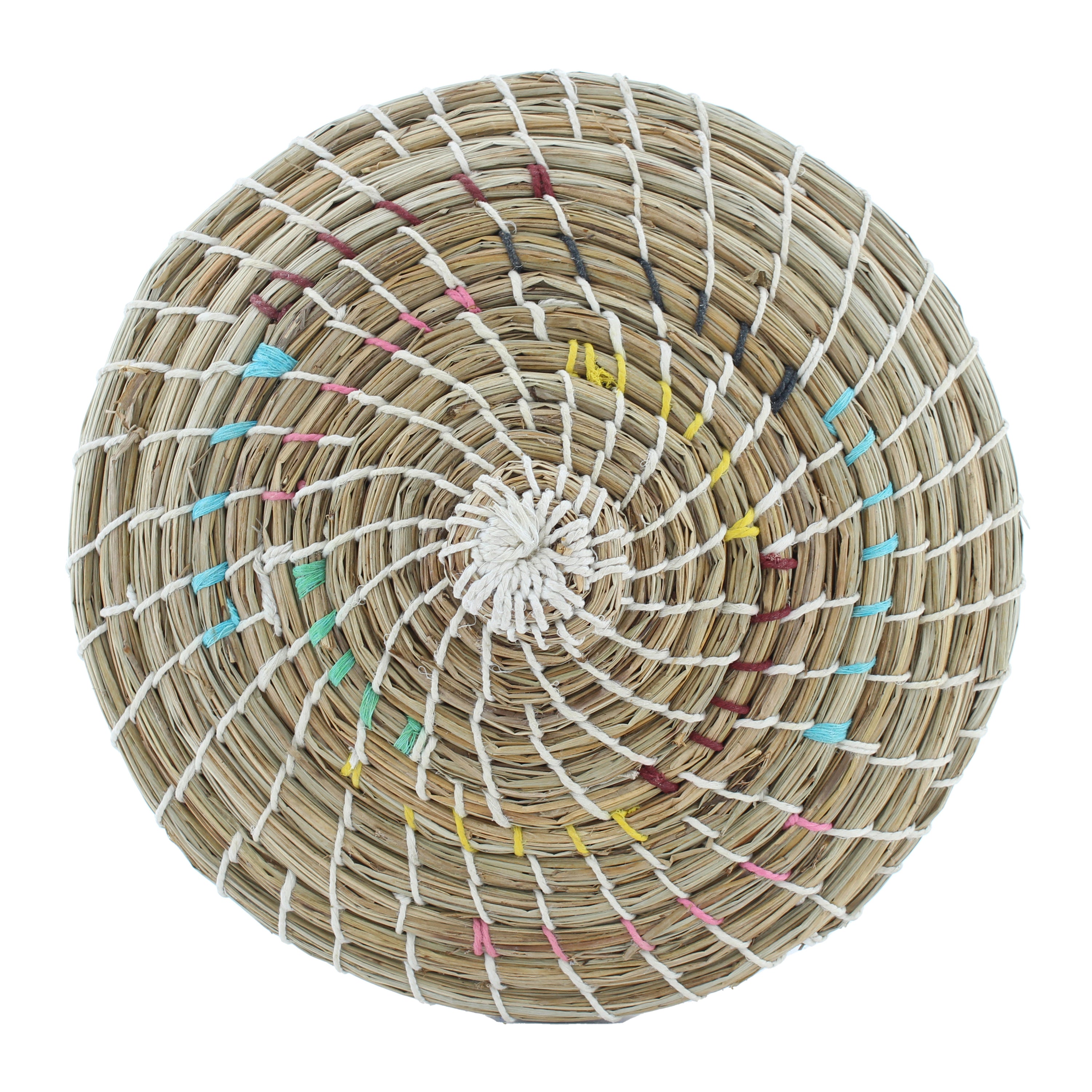 Van der Leeden Mendong Opbergmand met Deksel - H 45 x Ã 35 cm