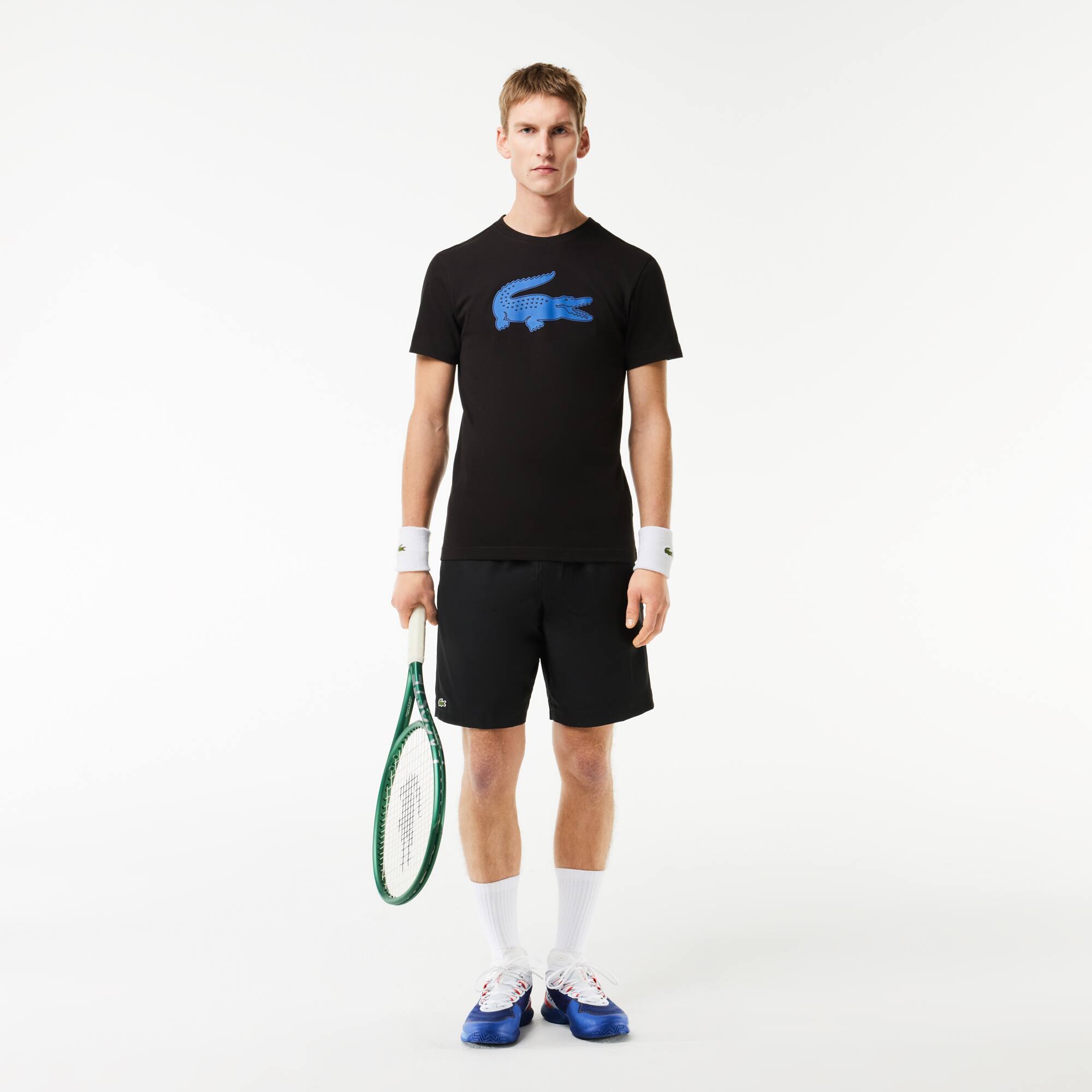 T-shirt Lacoste SPORT en jersey respirant imprimé crocodile 3D T-Shirts - Noir - Lacoste - Homme