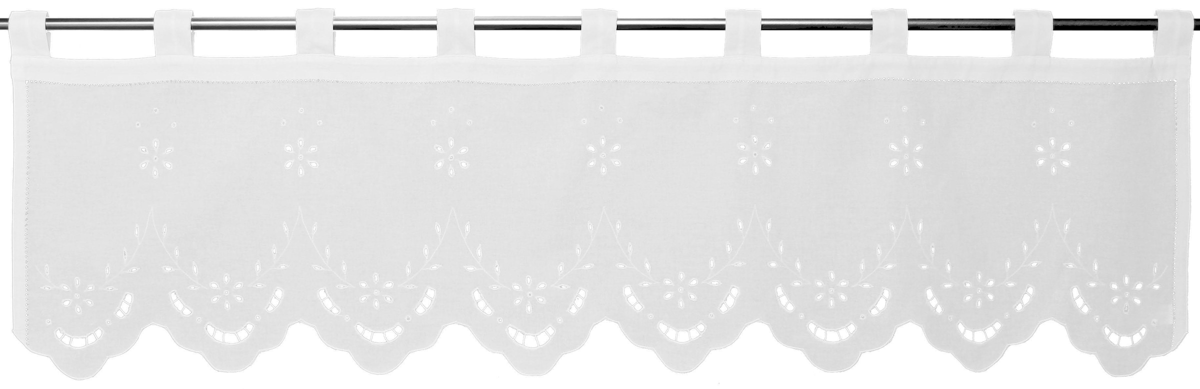 HOSSNER - ART OF HOME DECO Querbehang »Ortler« Schlaufen 1 Stk. tlg. HxB: 35x120