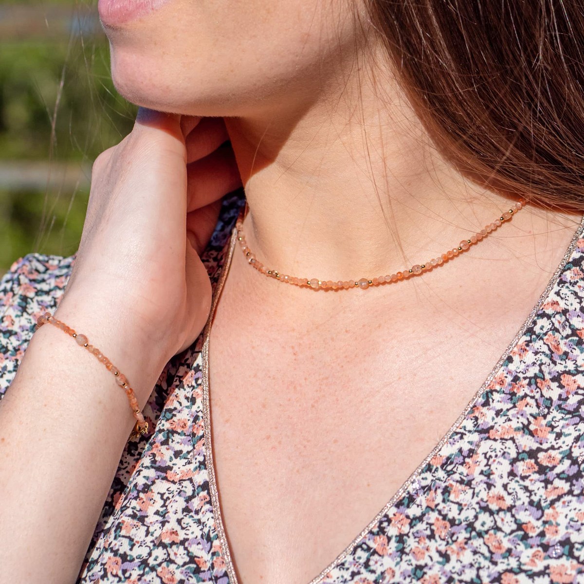 Collier Paloma en pierres de Soleil