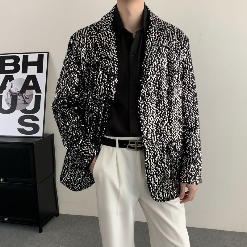 Patow - Blazer met pailletten