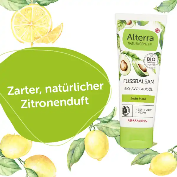 Fussbalsam Bio-Avocado & Bio-Zitrone