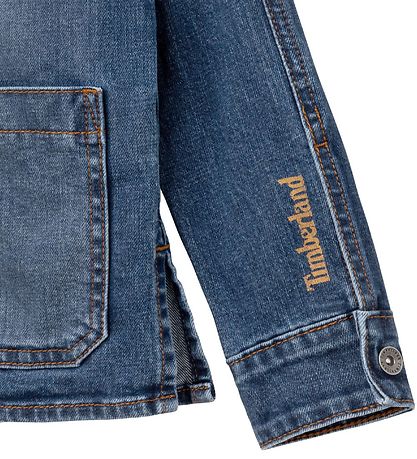 Timberland Denimjakke - The Iconic - DouBlå Stone + Brush
