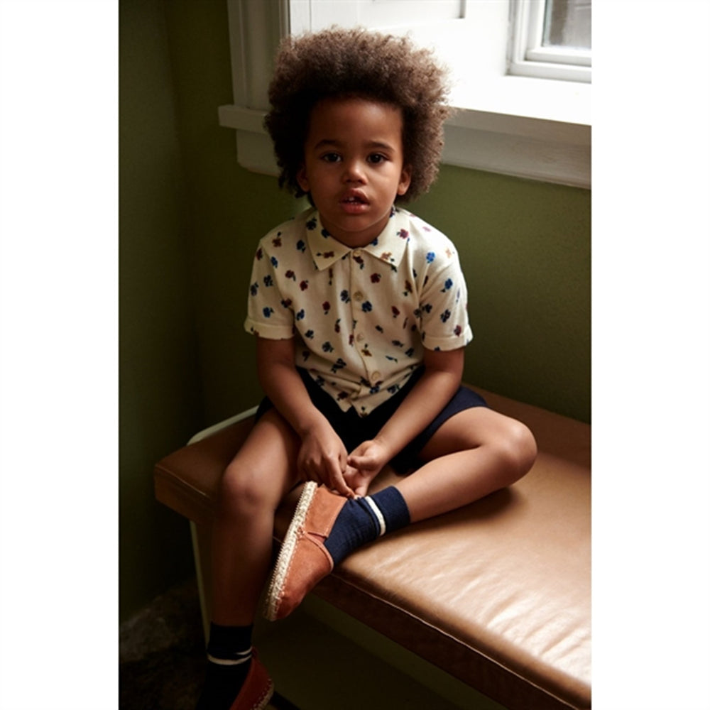 Printed Skjorte Ecru/Flower - FUB → Luksusbaby.dk
