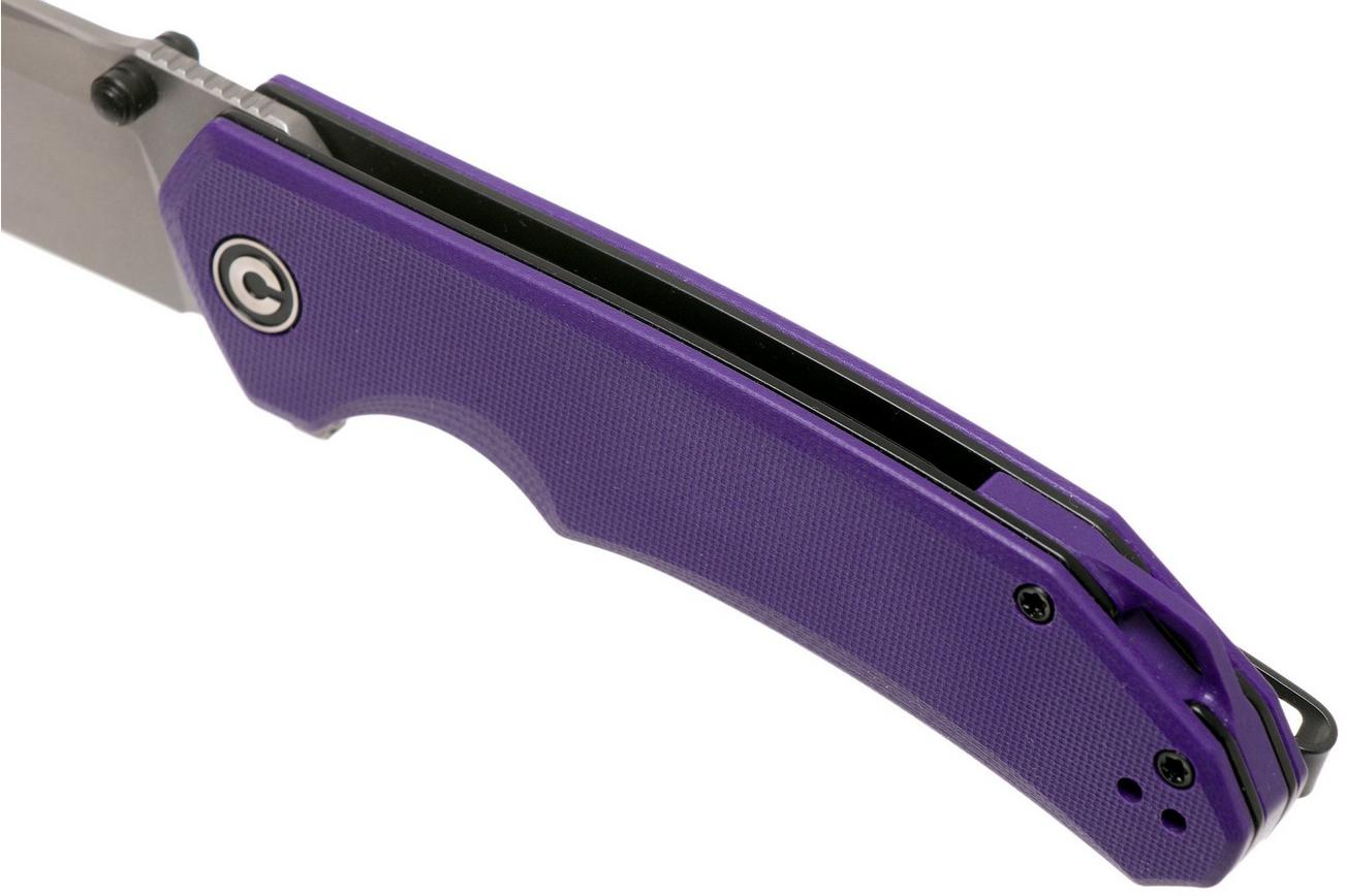 Civivi Brazen C2023A Tanto Purple, Stonewashed zakmes