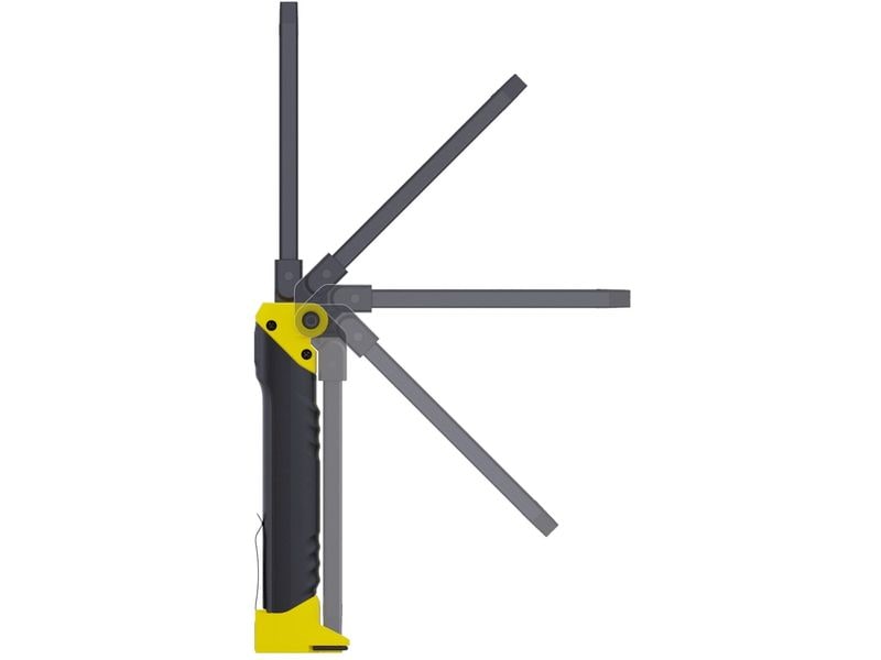 Nordride Handleuchte LED SLim Light Flex, 650 Lumen, IP65, Akku Handlampe, Taschenlampe