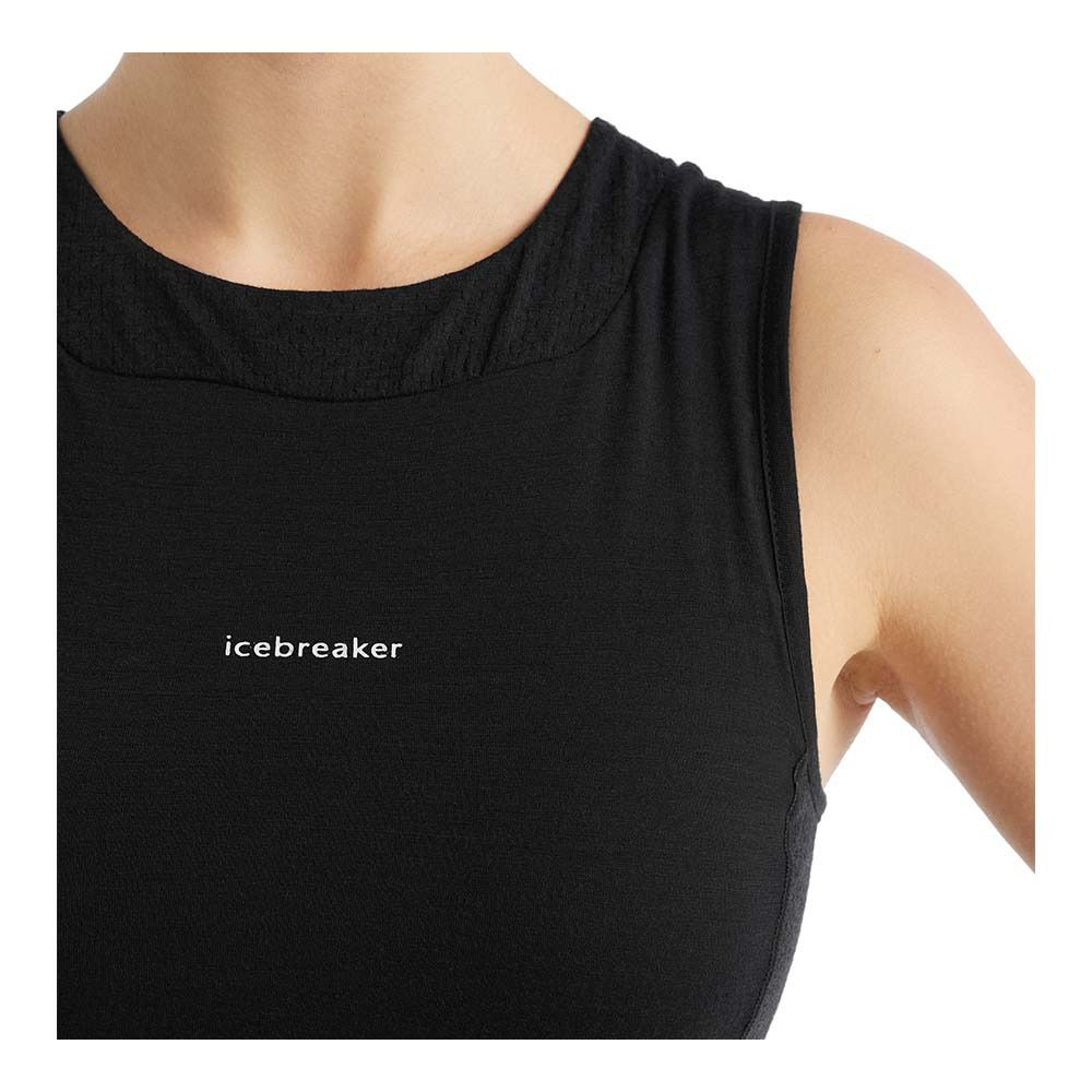 Icebreaker ZONEKNIT CROPPED - Brassière Femme black