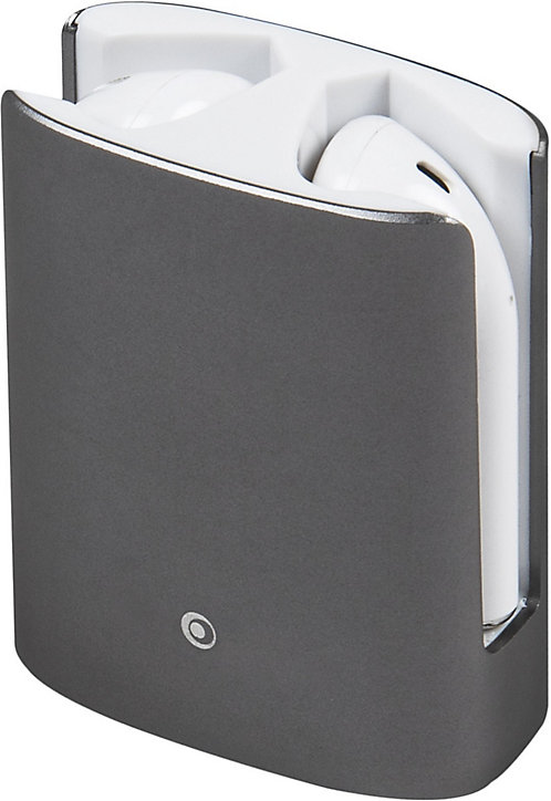 Ecouteurs connectés Bluetooth boîtier gris