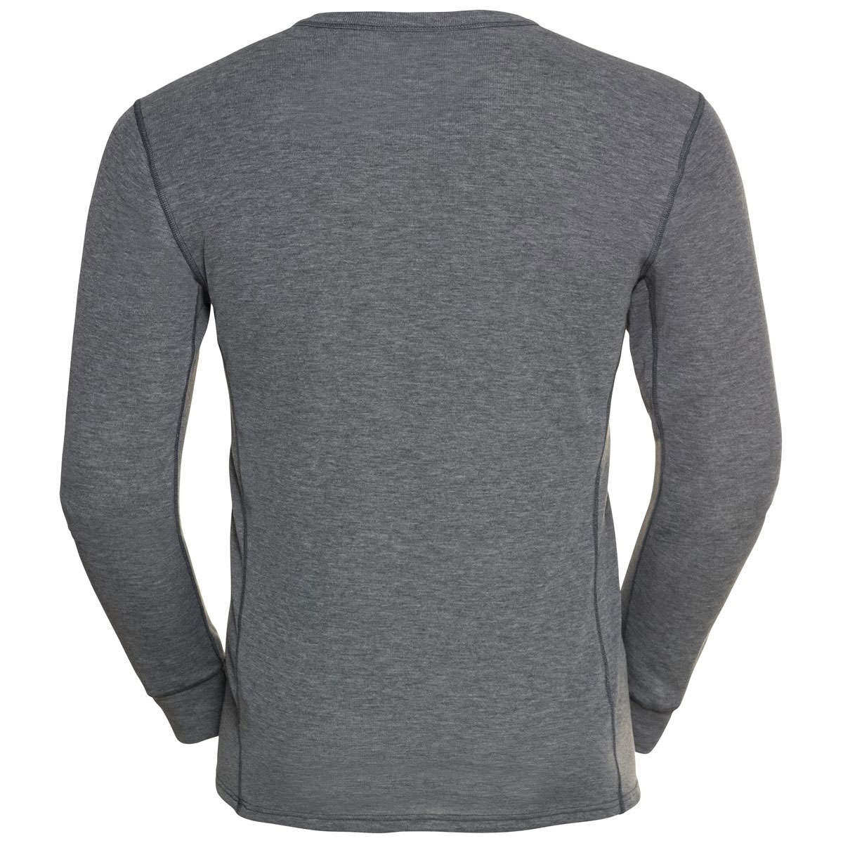 Odlo Active Warm Eco Crew Neck Thermoshirt Lange Mouwen Grijs Melange Heren
